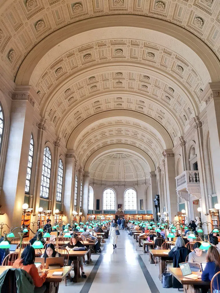 Boston Public Library, Central Library (McKim Building), Boston